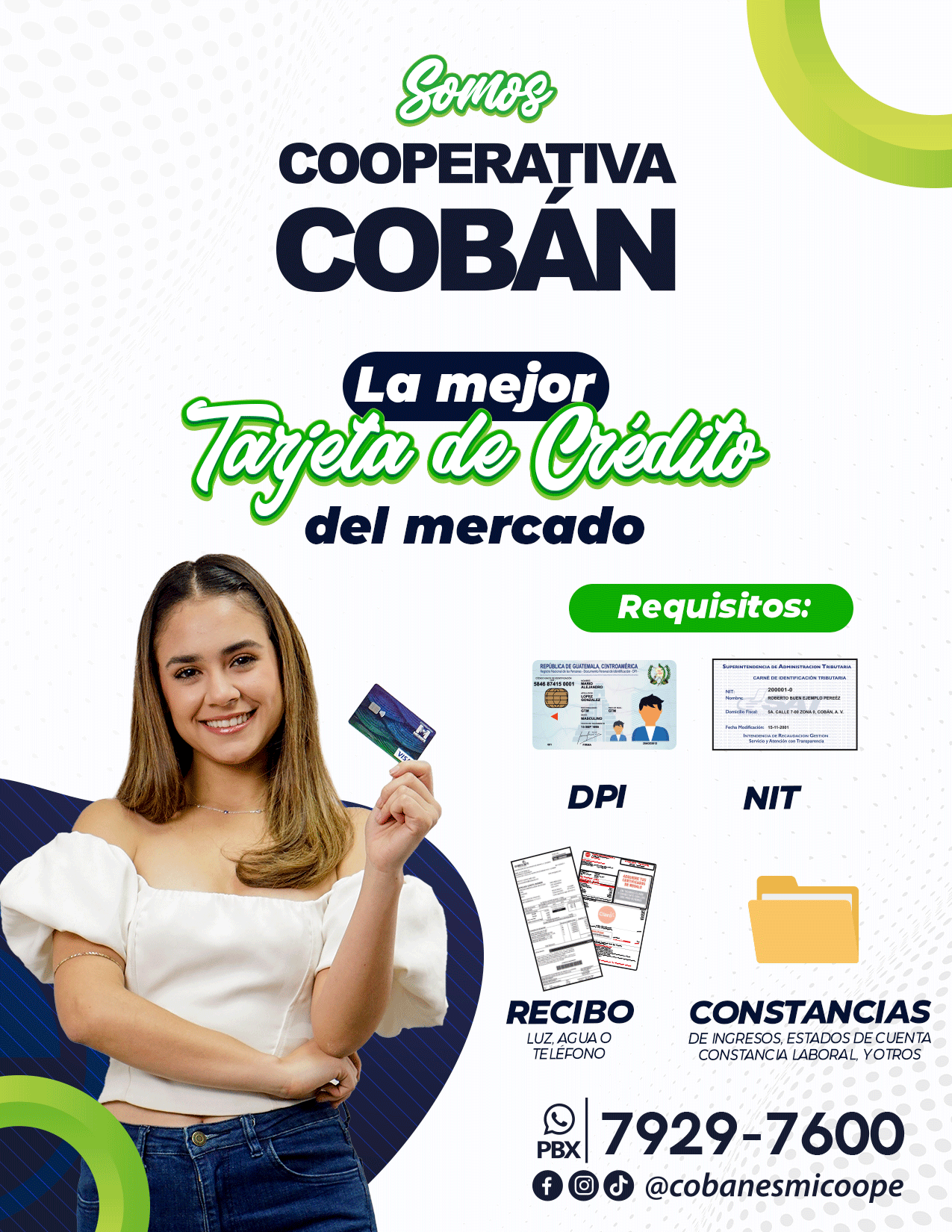 Tarjetas MICOOPE
